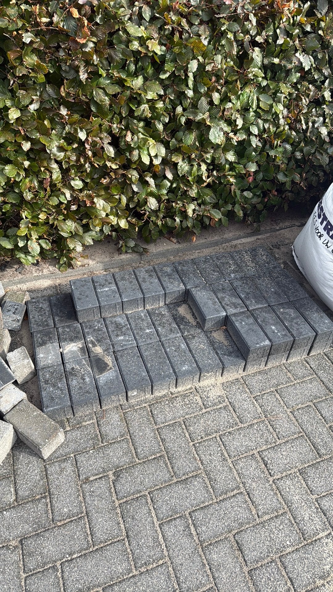 Antraciet klinkers (NIEUW!) circa 2m2, Tuin en Terras, Ophalen, Nieuw, Beton, Klinkers