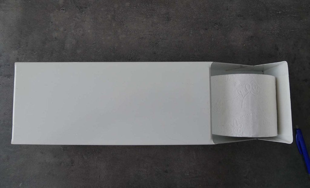 Brabantie wc rol houder, wit, Ophalen of Verzenden, Gebruikt, Wit, Overige typen