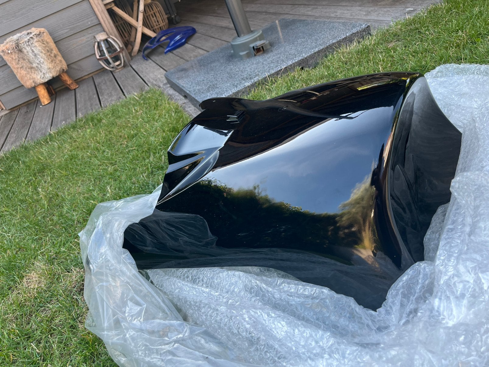 Nieuwe onderkuip glans zwart yamaha aerox, Motoren, Ophalen, Nieuw