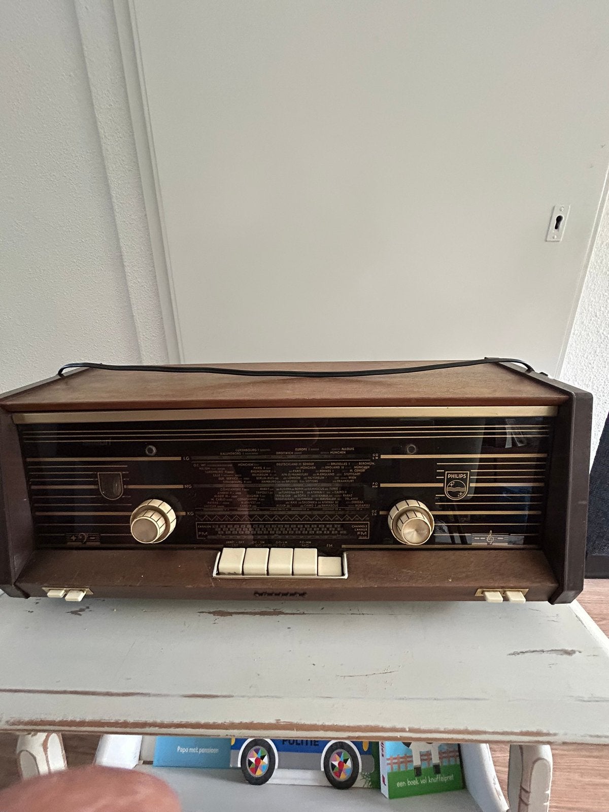 Oude werkende philips radio, Ophalen of Verzenden