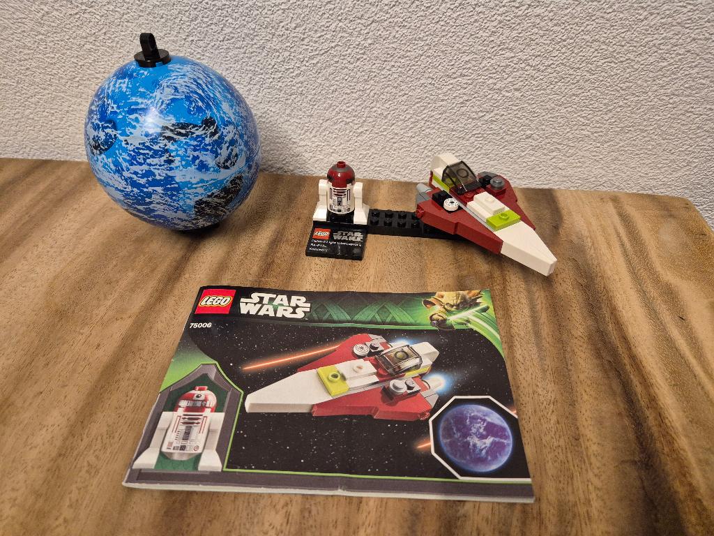Lego Star Wars 75006 Jedi Starfighter & Planet Kamino, Lego, Lego, Gebruikt, Ophalen of Verzenden