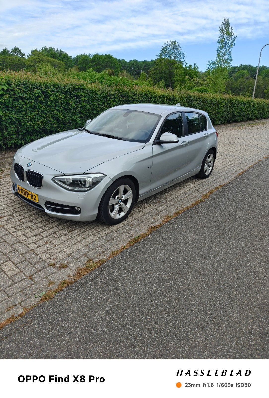 BMW 1-Serie 114I 75KW 5-DR 2013 Grijs, Auto's, BMW, 1-Serie, Achterwielaandrijving, 4 cilinders, 1200 kg