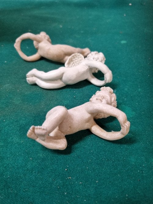 servethouders engeltjes drie stuks, Ophalen of Verzenden, 'T Olde Gre-j, Info@toldegrej.nl, Endepoelstraat 20f Didam