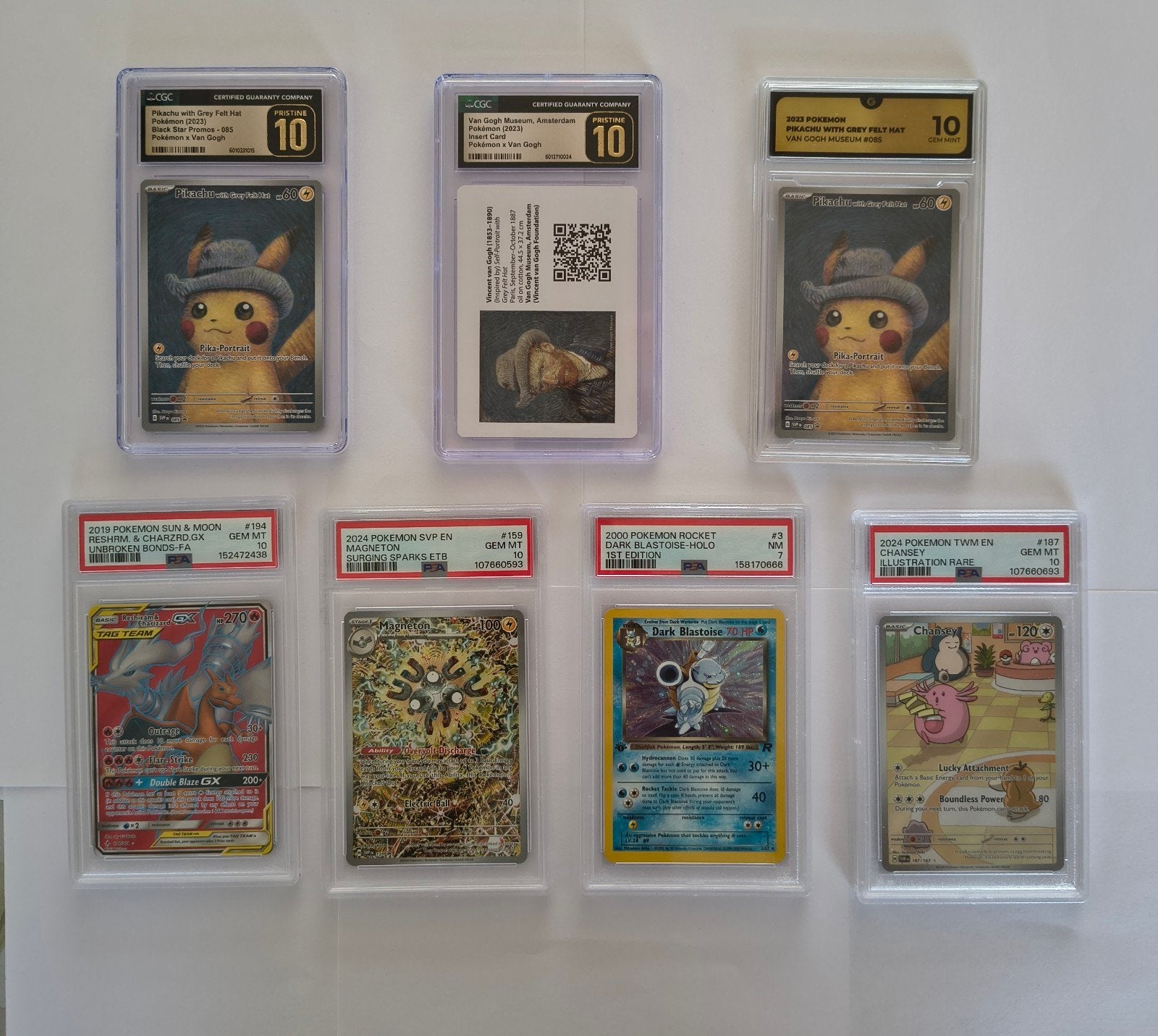 Verschillende pokemon Slabs psa 10 Pristine 10 cgc Gg 10, Ophalen, Nieuw