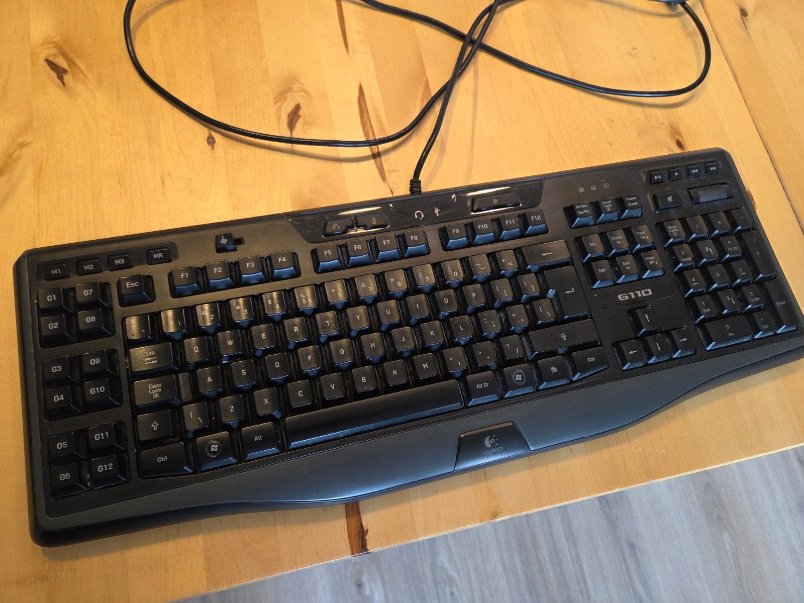 Logitech G110 Gaming Toetsenbord - Bedraad Qwerty, Gebruikt, Logitech, Ophalen of Verzenden, Qwerty