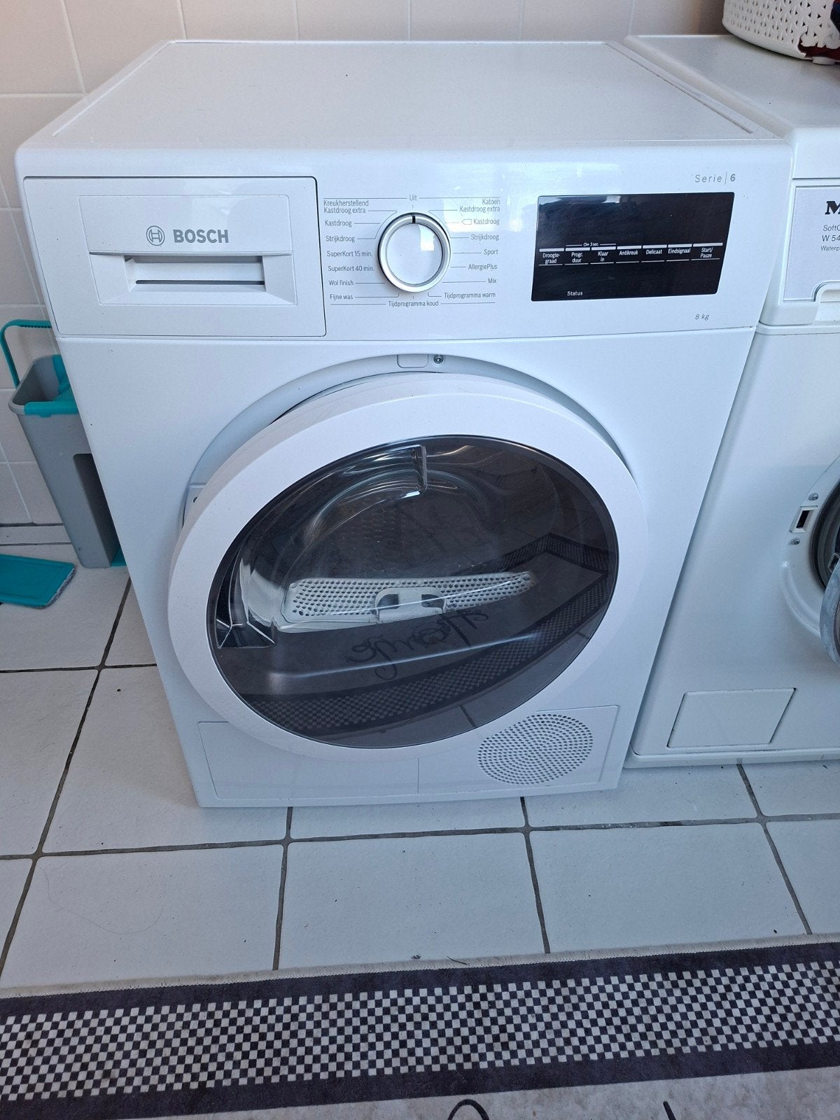 Bosch Serie 6 Warmtepompdroger - 8 kg, Ophalen, Anti-kreukfase, Overige typen, 8 tot 10 kg