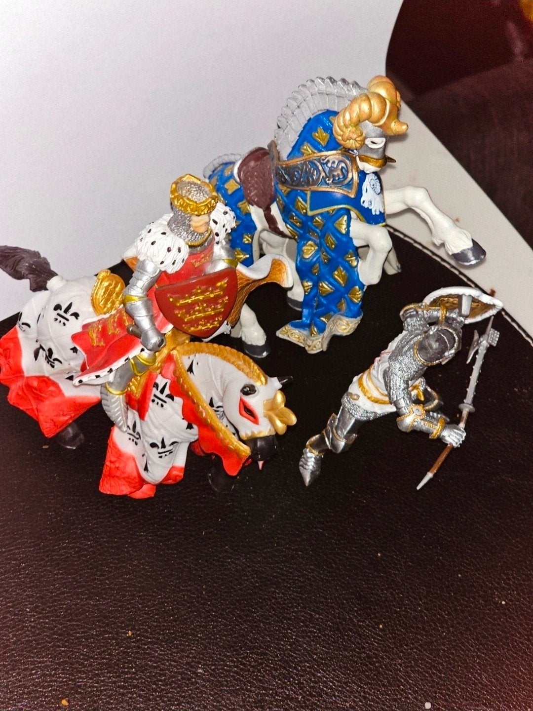 Papo ridders en paarden speelgoedfiguren, Ophalen of Verzenden, Gebruikt