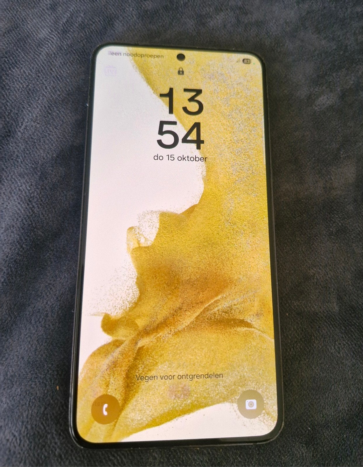 Samsung Galaxy S22 - dual sim, Telecommunicatie, Gebruikt, Zwart, Touchscreen, Ophalen of Verzenden
