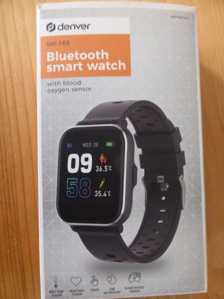 T.k. Bluetooth Smartwatch., Gebruikt, Zwart, Ophalen of Verzenden, Stappen
