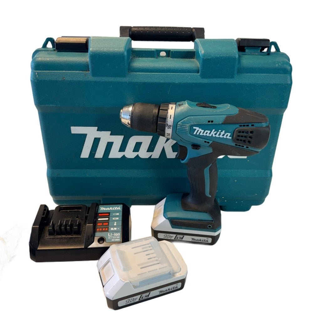 Makita DF457DWE Boormachine | Compleet | Nette Staat, Makita, Zo goed als nieuw, Support@makita.com, Makita Corporation, 3-11-8, Sumiyoshi-cho, 
Anjo, Aichi 446-8502
Japan