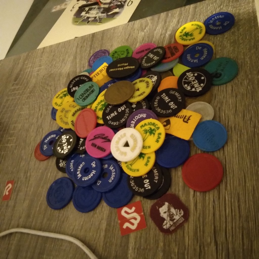 partij consumptie munten Nederland en drank roerstokjes, Hobby en Vrije tijd, Ophalen of Verzenden, Zo goed als nieuw, Overige