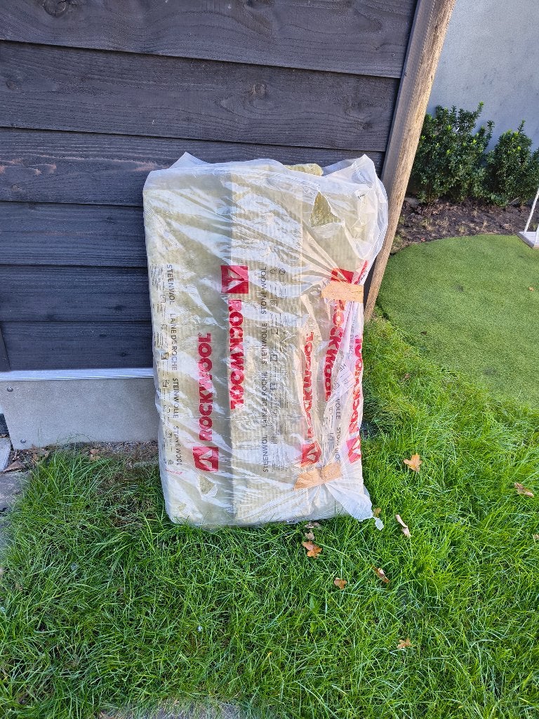 Rockwool steenwol 45mm 2m2, Ophalen, 4 tot 8 cm, Nieuw, Steenwol