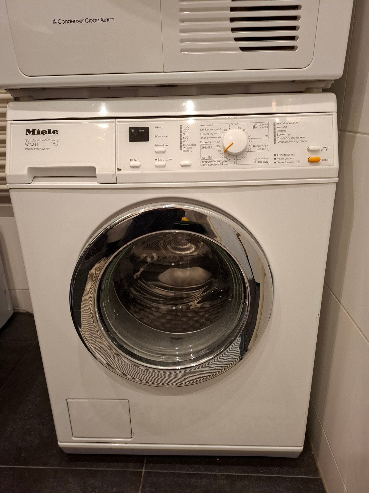 Miele W 3241 SoftCare System Wasmachine, Ophalen, Gebruikt, Voorlader, Kort programma