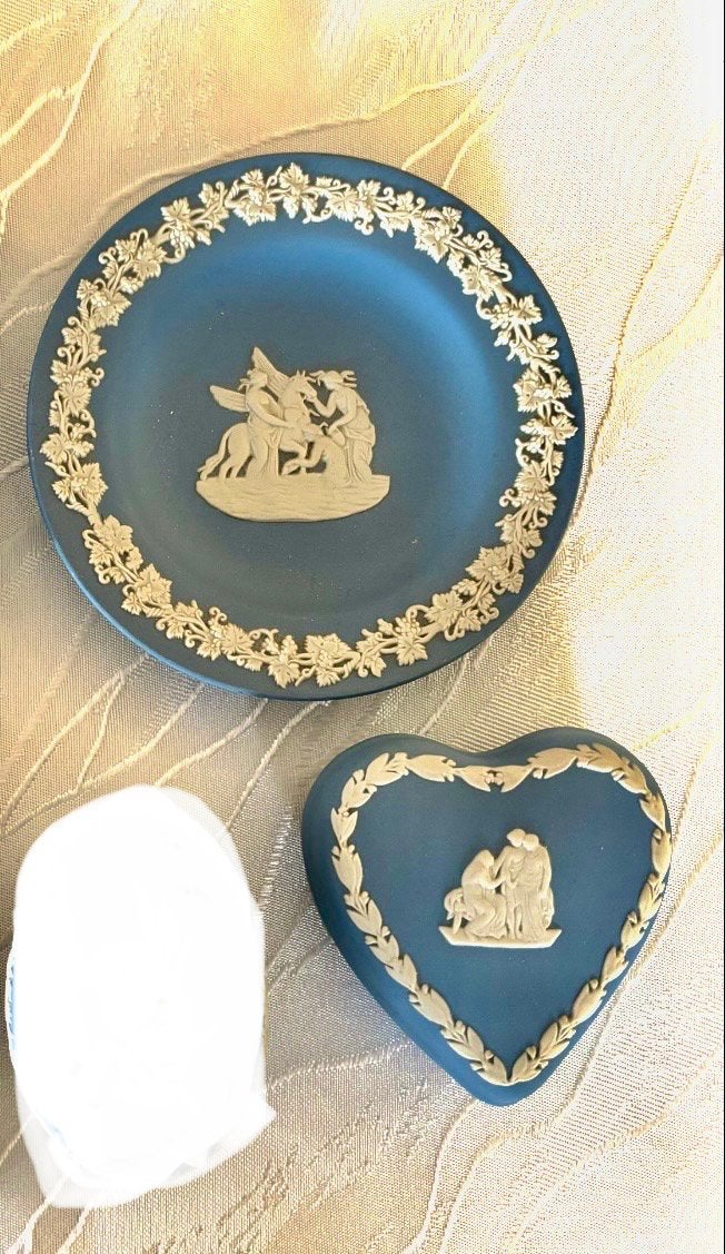Wedgwood Jasperware Collectie bordje + Doosje, Ophalen of Verzenden