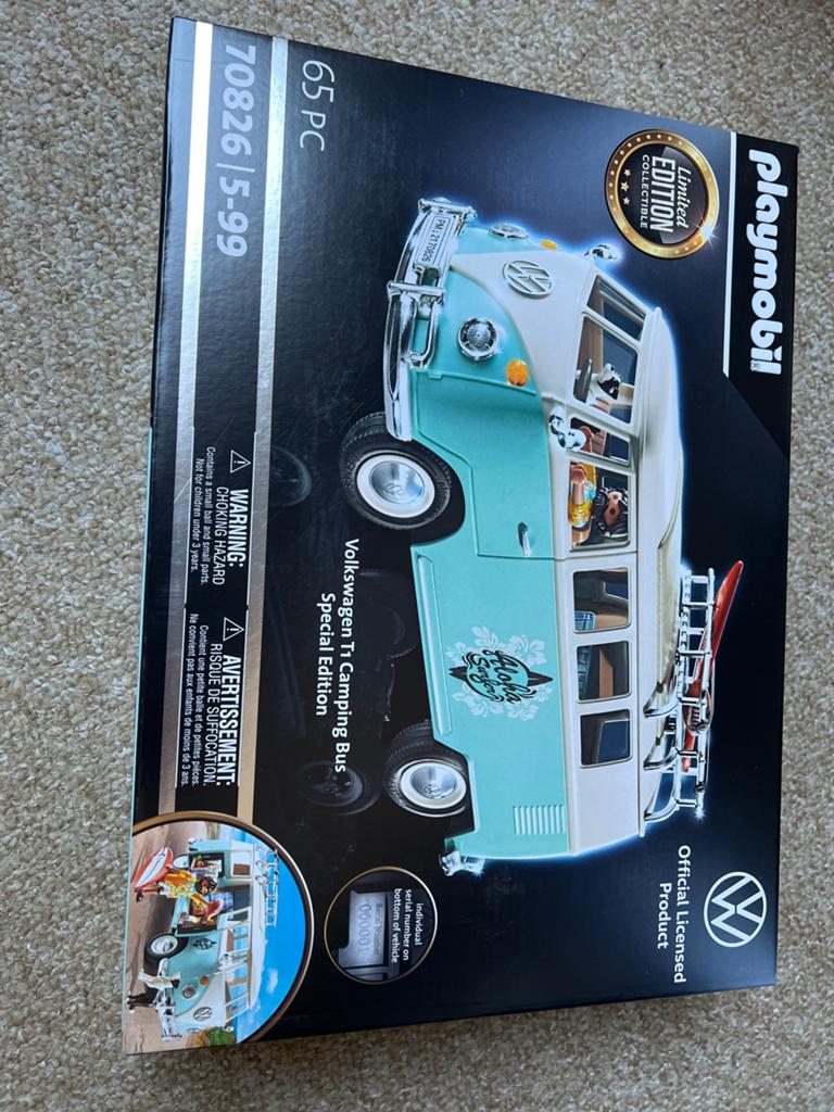 Playmobil Volkswagen T1 Camping Bus Special Edition, Ophalen of Verzenden, Nieuw