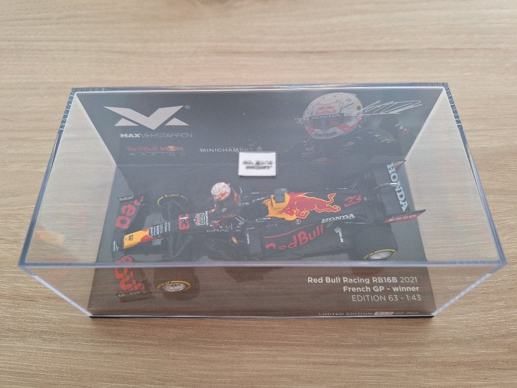GP Frankrijk 2021 Max Verstappen MiniChamps 1:43 NIEUW, Ophalen of Verzenden, Nieuw, Formule 1