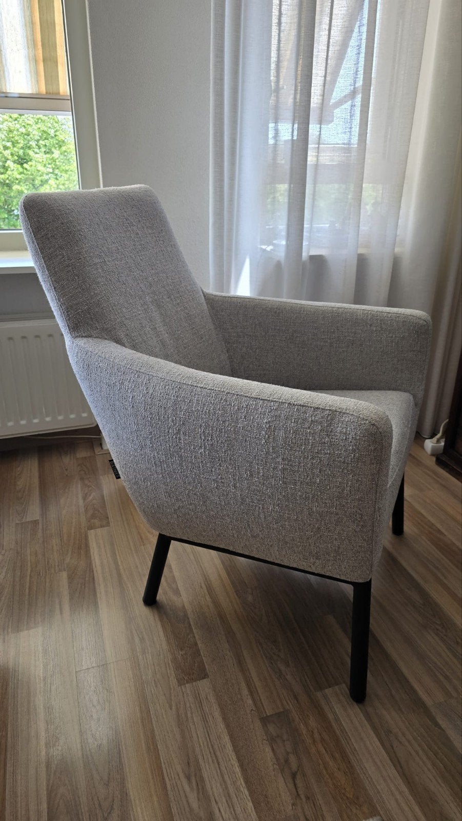 Baenks Dames Fauteuil in Lichte Stof, Ophalen, 75 tot 100 cm, Zo goed als nieuw, 75 tot 100 cm