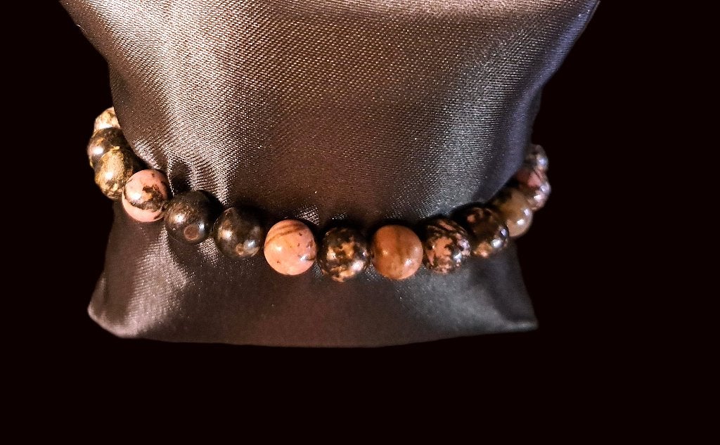 Schitterend armbandje van rhodoniet, Overige materialen, Overige kleuren, Verzenden, Nieuw