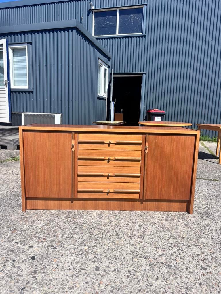 Vintage kast dressoir lowboard tvmeubel, Ophalen, Gebruikt, G, 50 tot 100 cm