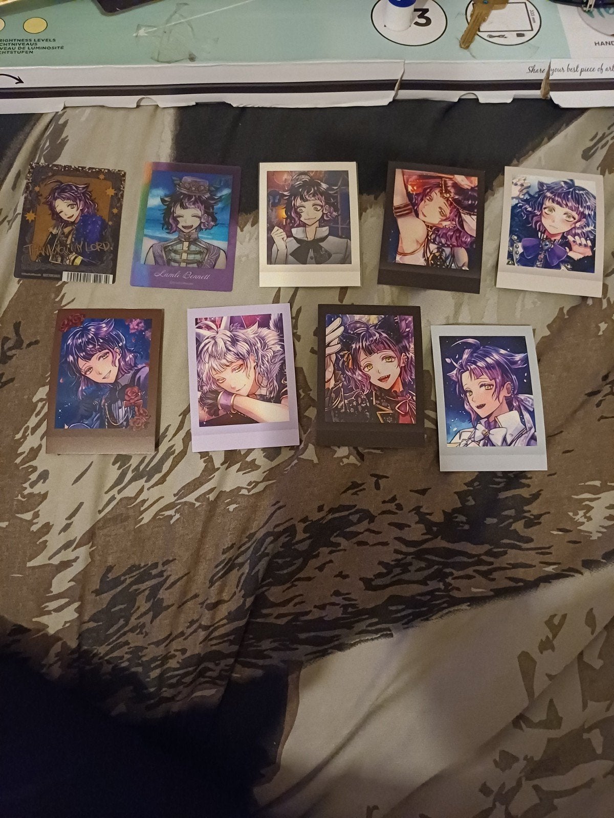 Akuneko Lamli Bennett set, Ophalen of Verzenden, Zo goed als nieuw, Meerdere kaarten