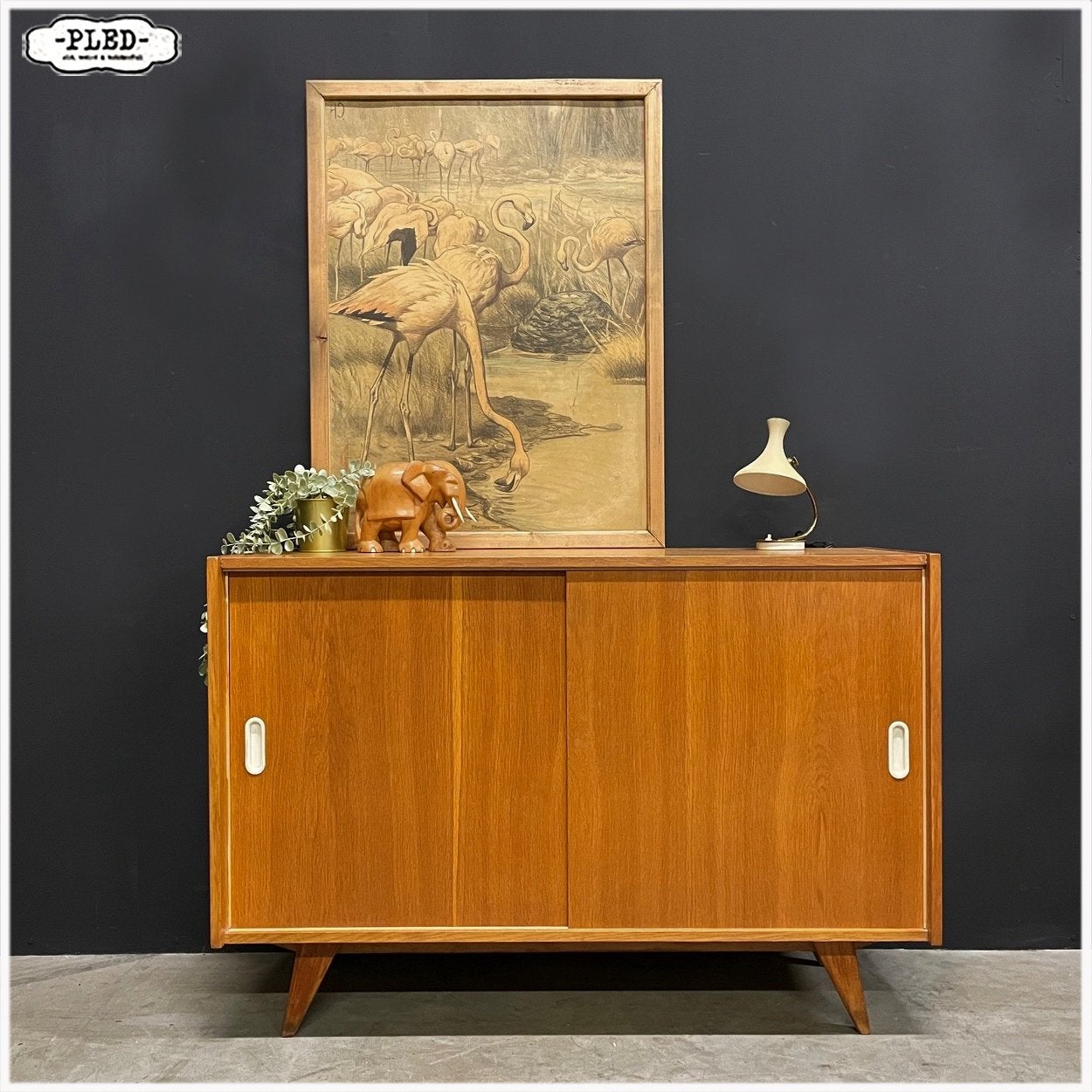 Vintage sideboard Jiri Jiroutek Dressoir Kast TV-kast, Huis en Inrichting, 100 tot 150 cm, Jiri Jiroutek (ontwerper), Nb, Nb