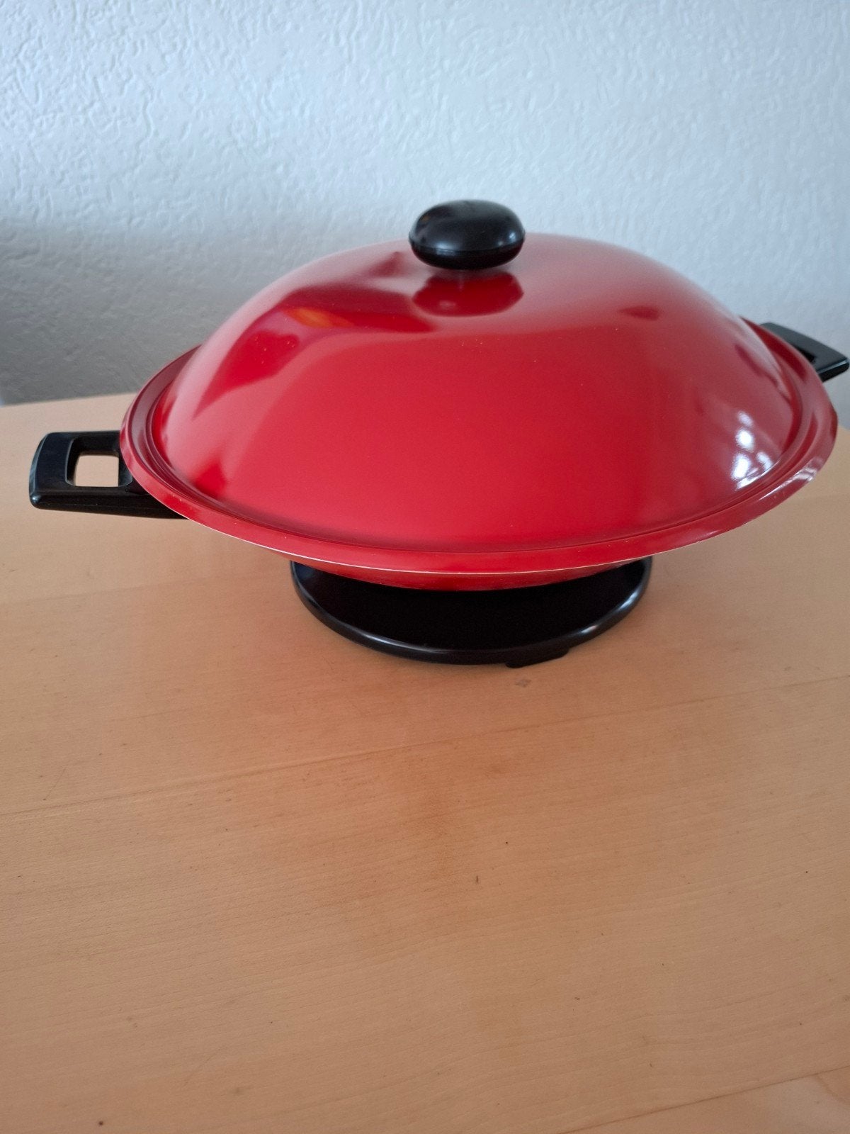 Philips Elektrische Wokpan - Vintage Rood, Ophalen, Gebruikt