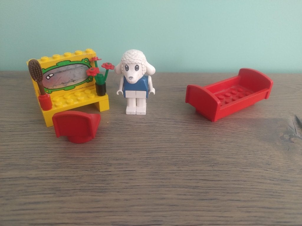 Lego Fabuland 3792 bedroom slaapkamer, Lego, Ophalen of Verzenden, Zo goed als nieuw, Complete set