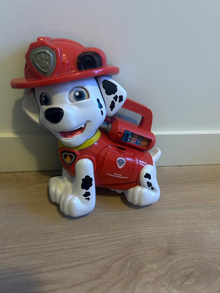 Paw Patrol Marshall Letterpret VTech, Ophalen of Verzenden, Gebruikt, Overige typen, Met geluid