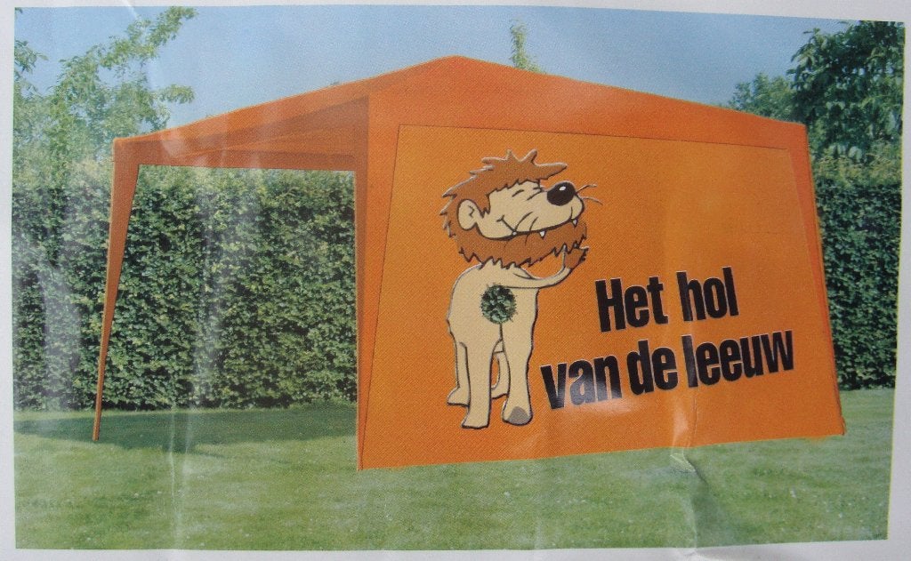 pavijoen zijstuk 280x190 - met oefengat - nieuw, Groter dan maat XL, Ophalen of Verzenden, Nieuw, Overige typen