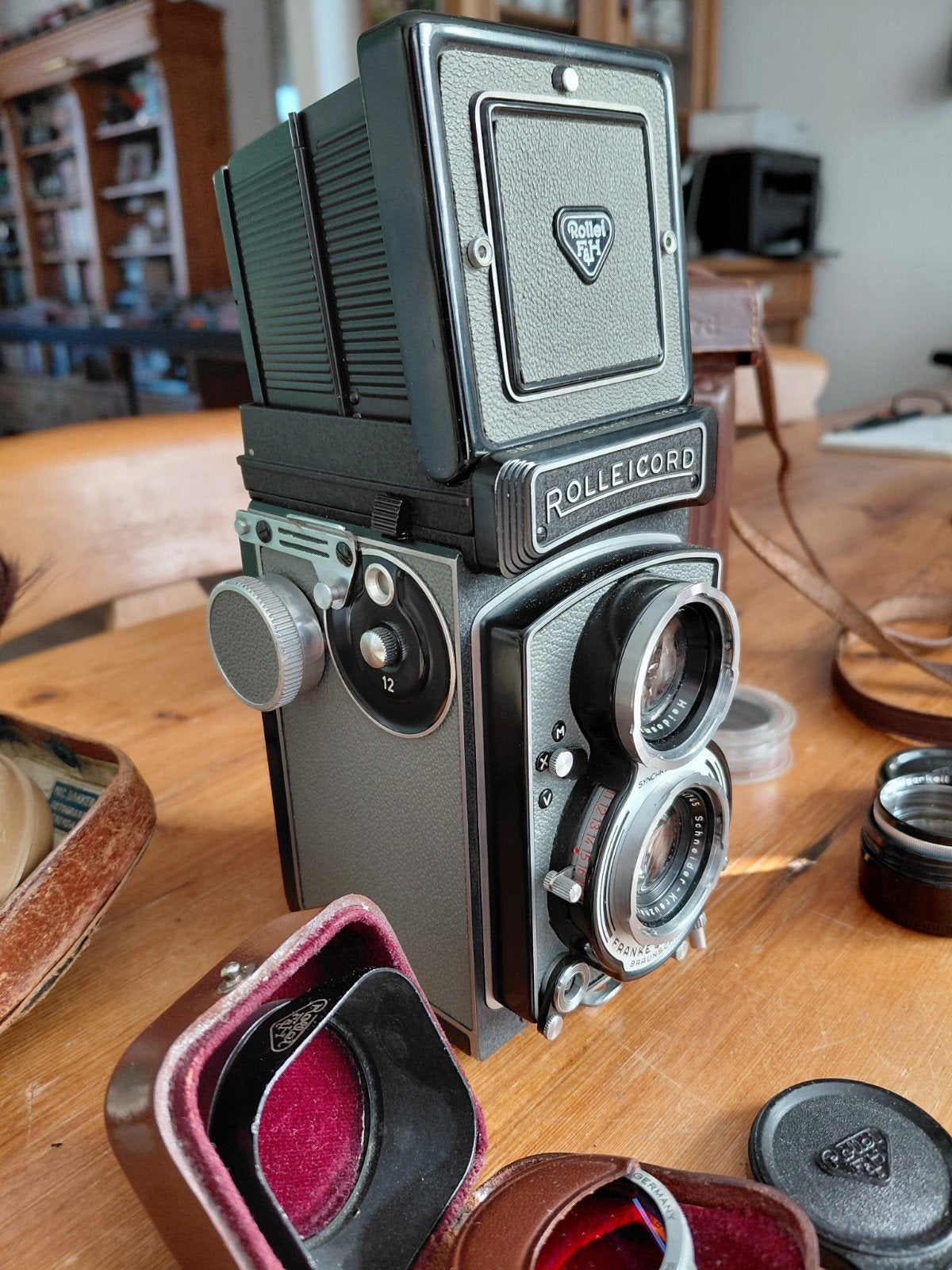 Rolleicord Vb type 1 uit ca. 1966 compleet., Ophalen of Verzenden, Gebruikt, Spiegelreflex, Overige Merken