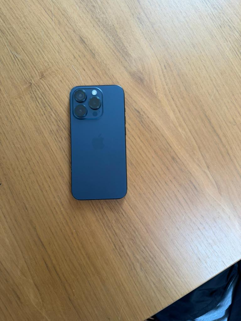 Iphone 15 pro, Telecommunicatie, Mobiele telefoons | Apple iPhone, 256 GB, 86 %, Blauw, Ophalen of Verzenden