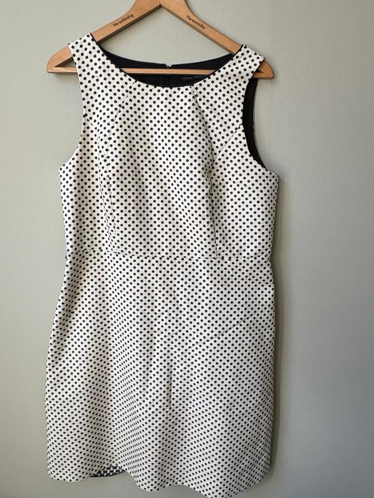 Steps jurk met stippen, maat 42, Wit, Maat 42/44 (L), Ophalen of Verzenden, Zo goed als nieuw