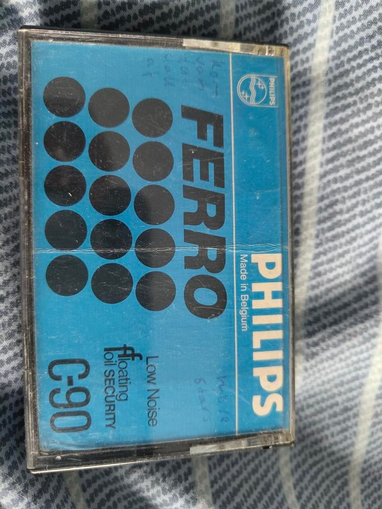 Philips Ferro C-90 Cassettebandje - Vintage Audio, Cd's en Dvd's, Cassettebandjes, Gebruikt, Overige genres, 1 bandje, Ophalen of Verzenden