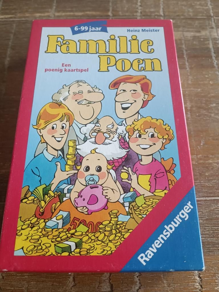 Familie Poen - Een poenig kaartspel van Ravensburger, Hobby en Vrije tijd, Gezelschapsspellen | Kaartspellen, Drie of vier spelers