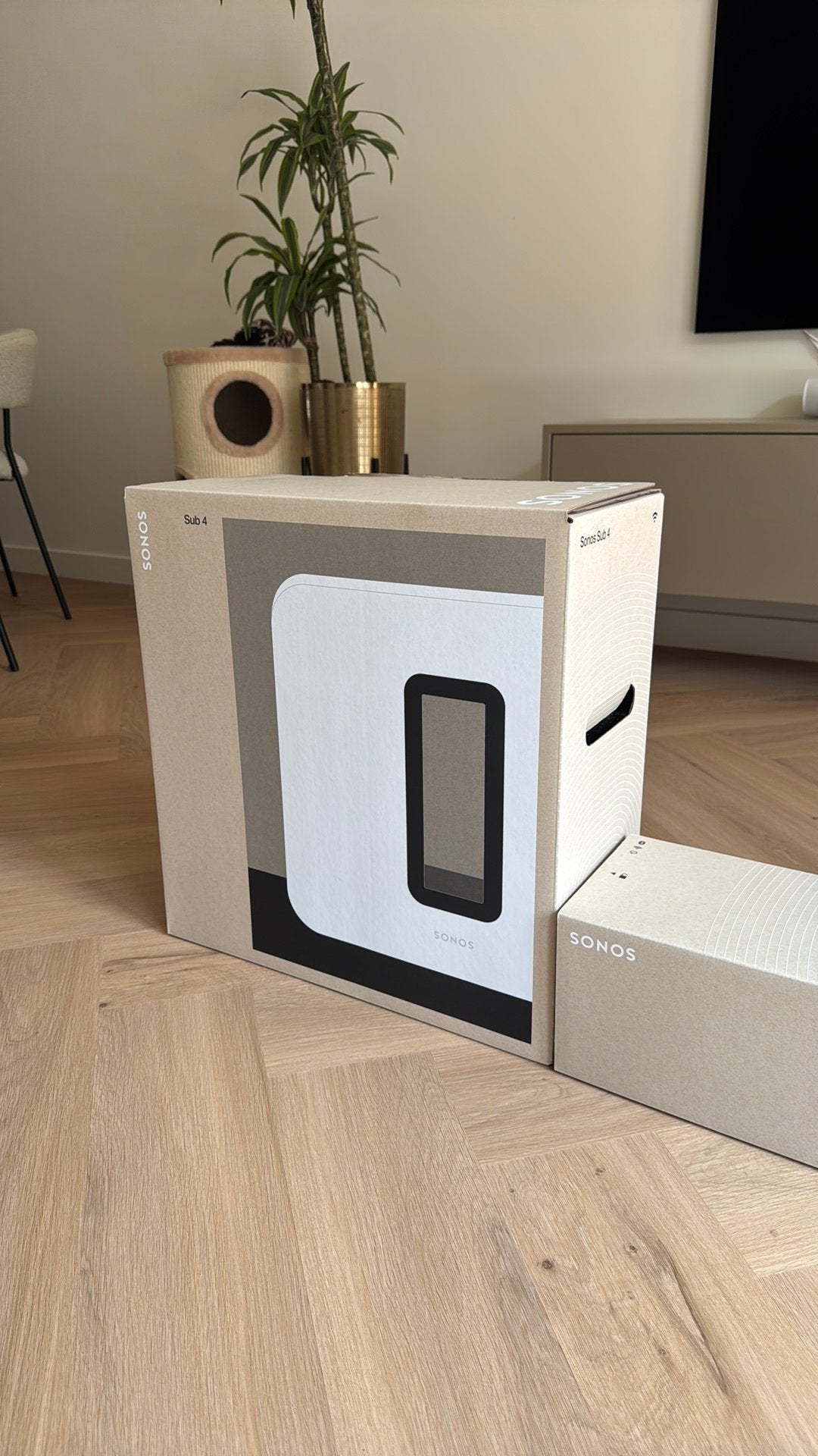 Alleen dozen! Sonos arc ultra & sub gen 4 doos wit, Ophalen, Zo goed als nieuw