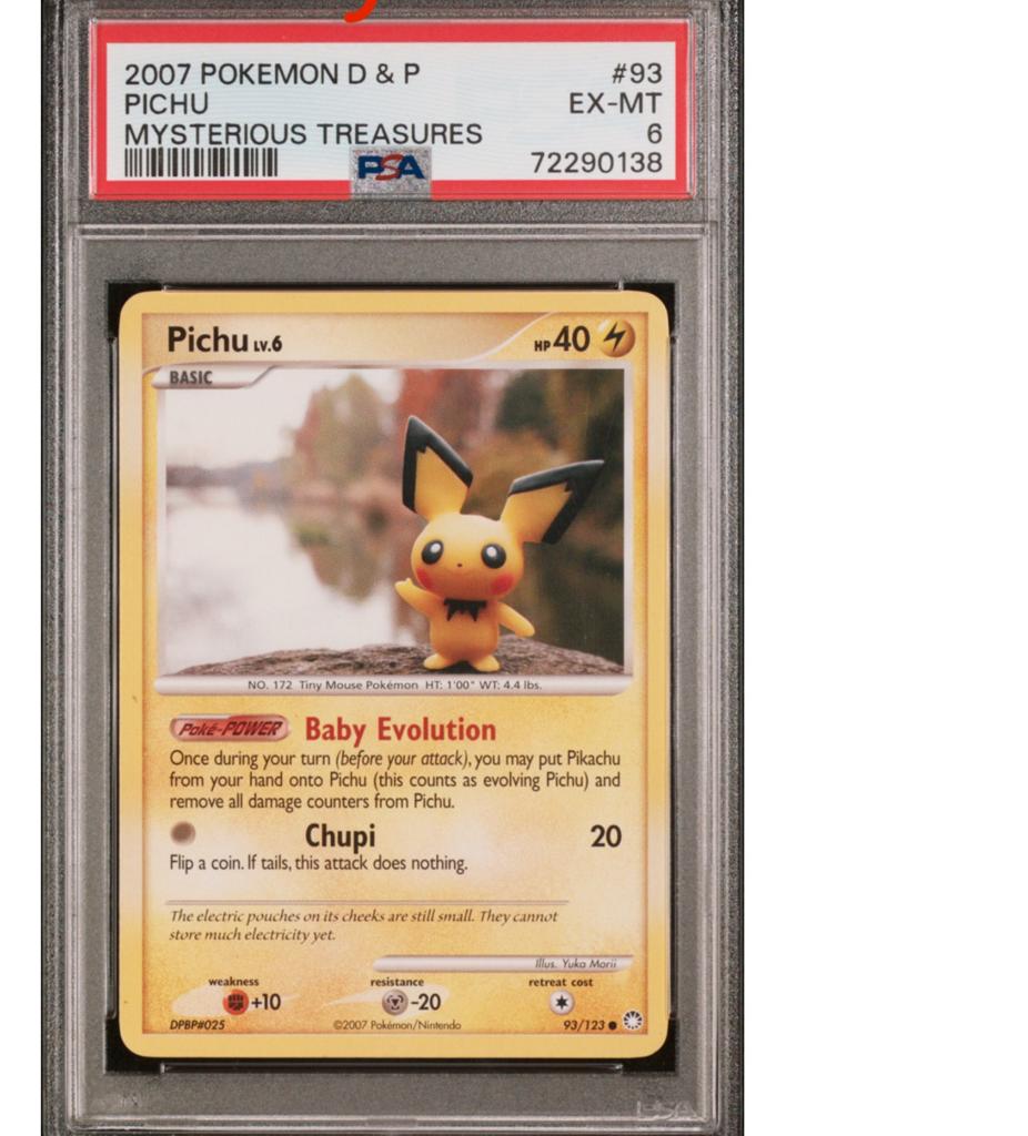 Pichu Mysterious treasures psa 6, Ophalen, Zo goed als nieuw