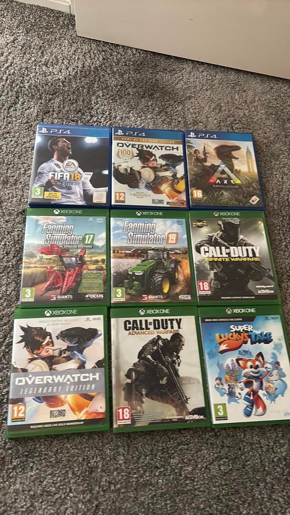 PlayStation 4 en xbox spellen, Spelcomputers en Games, 1 speler, Ophalen, Zo goed als nieuw, Vanaf 3 jaar