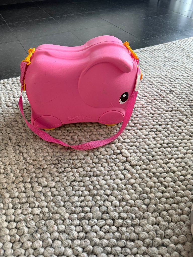 Kinderkoffer Molto roze, Ophalen, Gebruikt, Hard kunststof, Minder dan 50 cm