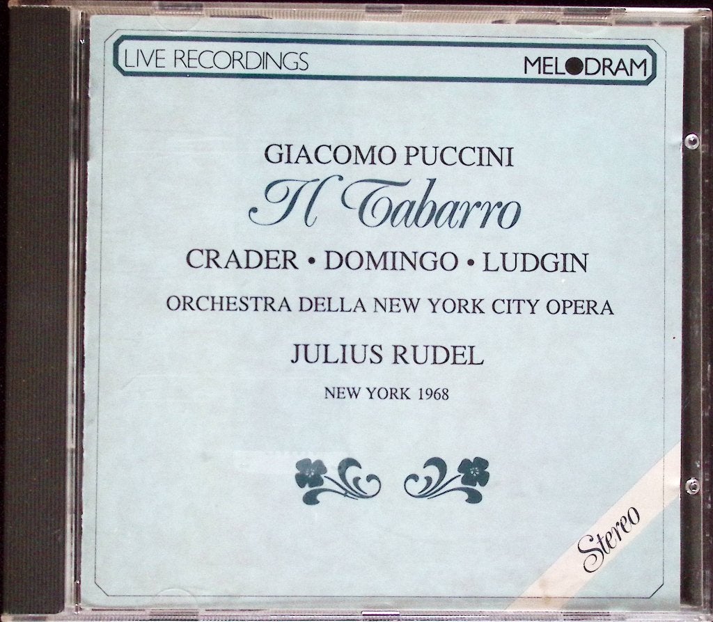 Giacomo Puccini - Il Tabarro - Live Recordings CD, Cd's en Dvd's, Gebruikt, Overige componisten, Opera of Operette, Modernisme tot heden
