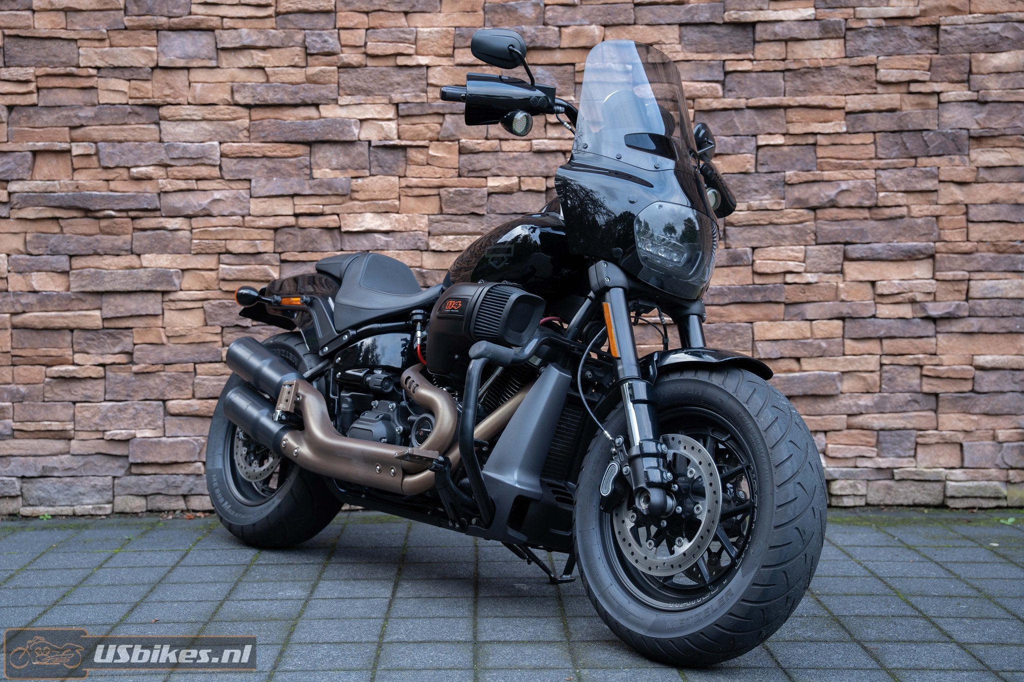 Harley-Davidson FXFBS Fat Bob Softail 114 Clubstyle NL-motor, Motoren, Info@harley-davidson.com, Harley--Davidson, Gebruikt, Bedrijf