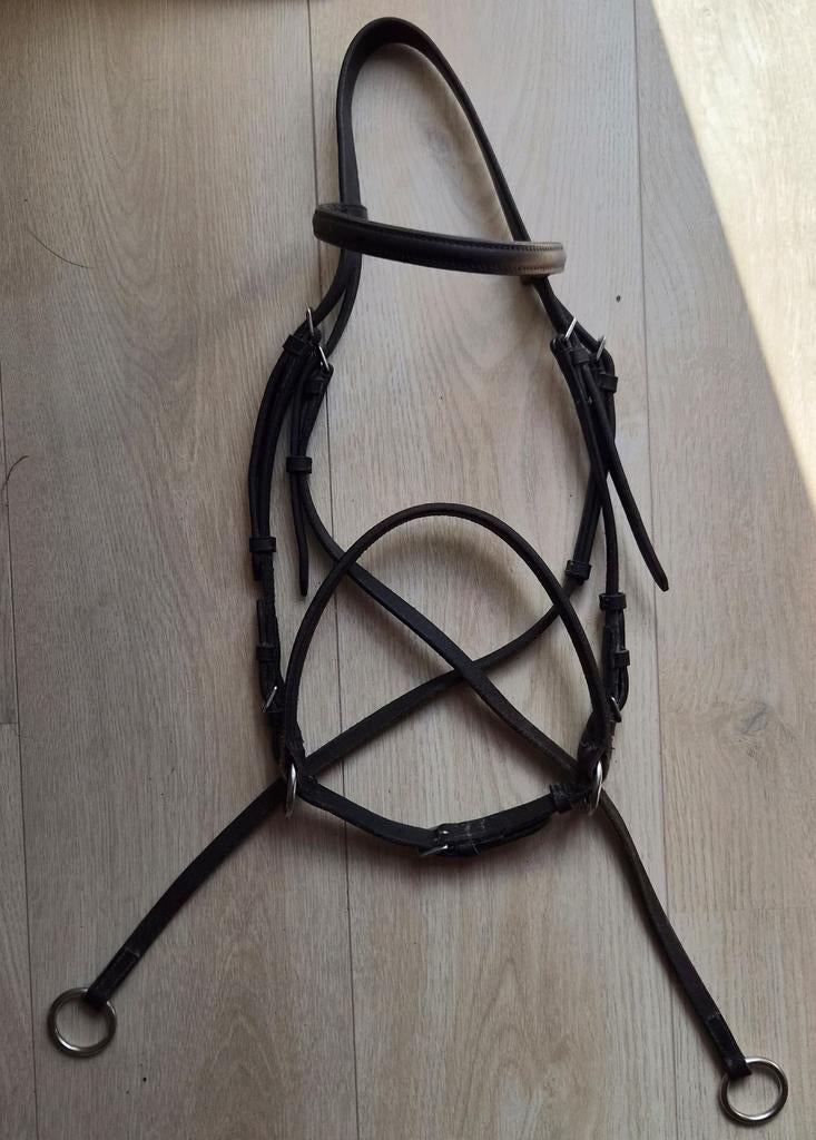 Bitloos hoofdstel full, harry's horse sidepull kaak gekruist, Dieren en Toebehoren, Ophalen of Verzenden, Dressuur