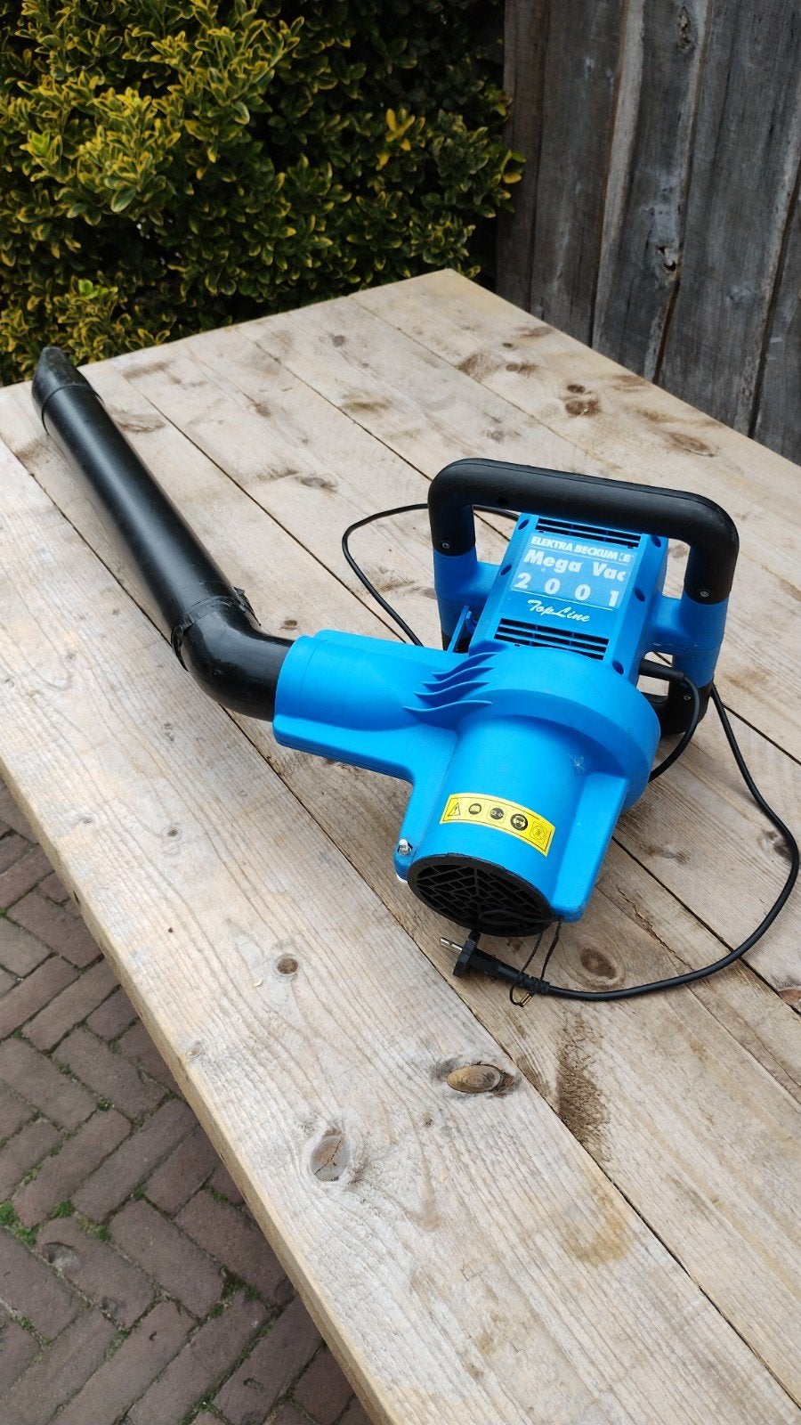 Elektra Beckum Mega Vac 2001 Bladblazer/Bladzuiger 3-in-1, Tuin en Terras, Ophalen, Elektra Beckum, Gebruikt, Handgedragen