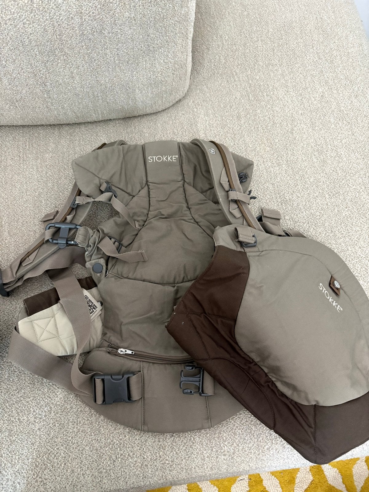 2 Stuks Stokke MyCarrier 3-in-1 Draagzak, Overige merken, Buik of Rug, Ophalen of Verzenden, Zo goed als nieuw