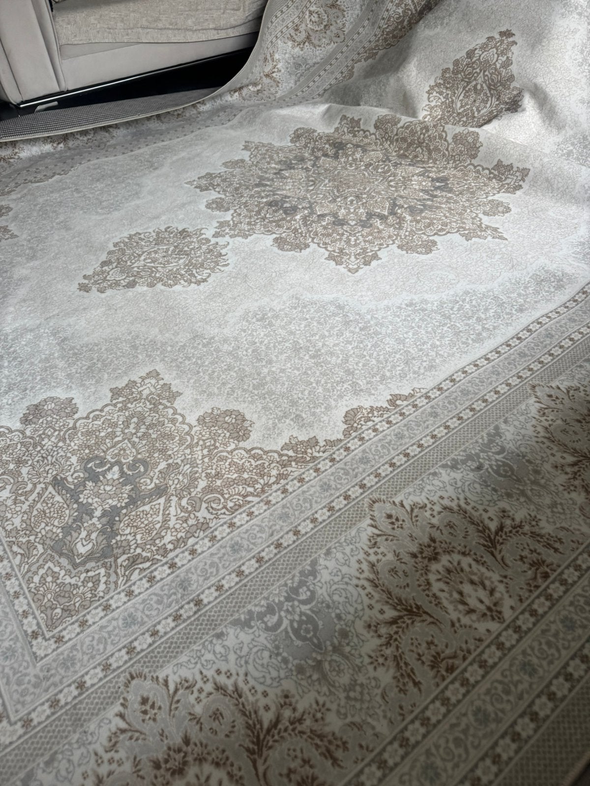 Vloer kleed, Crème, Ophalen of Verzenden, 200 cm of meer, Rechthoekig