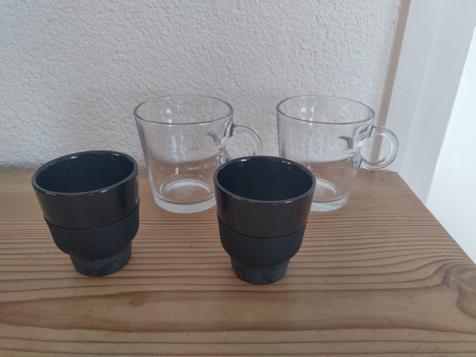 Nespresso View lungo en Touch espresso kopjes, Huis en Inrichting, Nieuw, Ophalen of Verzenden, Glas, Overige stijlen