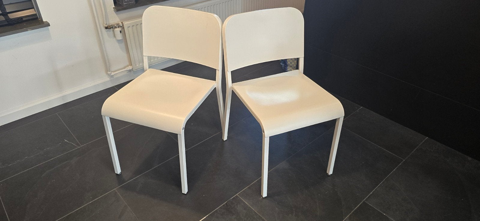 6 Ikea stoelen - Vandaag ophalen in Hoorn, Huis en Inrichting, Stoelen, Ophalen, Gebruikt, Wit, Vijf, Zes of meer stoelen