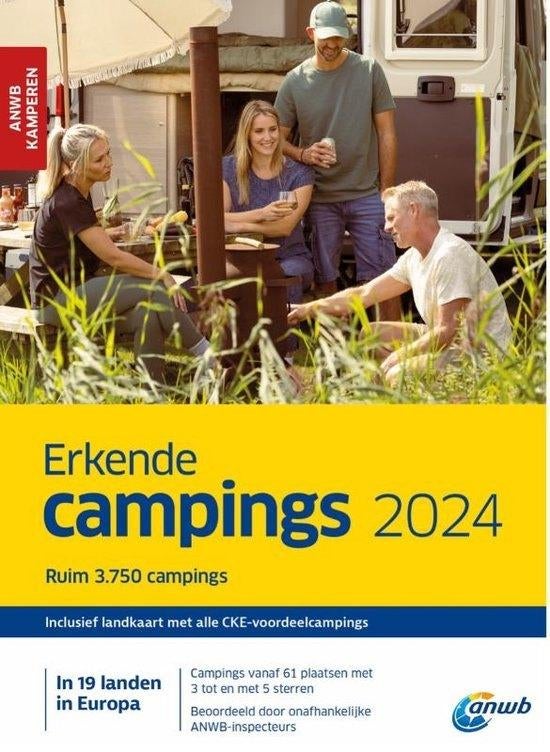 Erkende Campings 2024 - Anwb - Paperback, ANWB, Europa, Nieuw, Ophalen of Verzenden