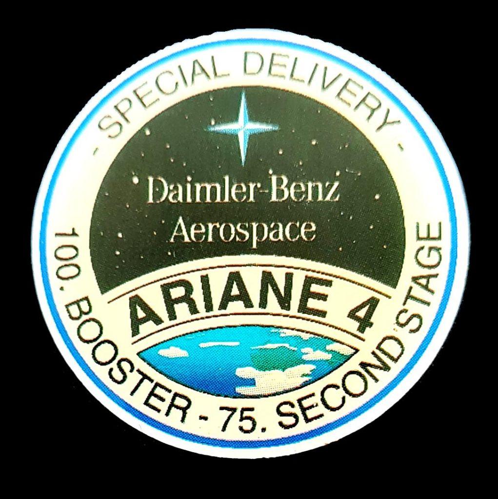 Ariane 4 Daimler- Benz Aerospace pin, Verzenden, Nieuw, Transport, Speldje of Pin