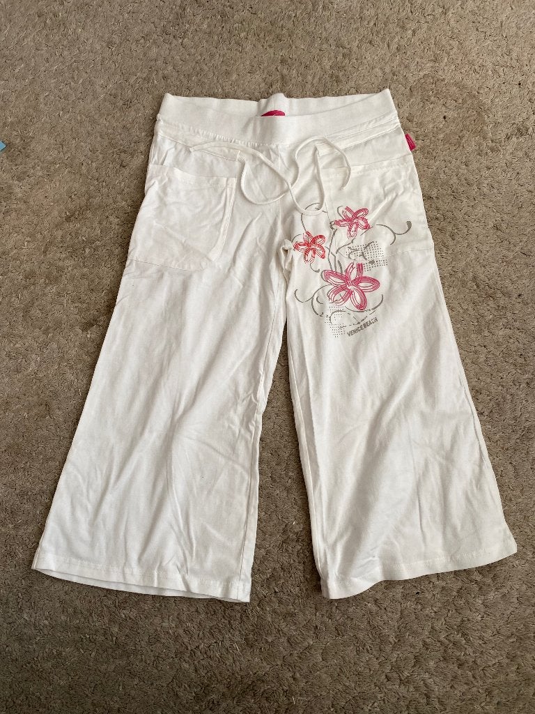 Superleuke driekwart strandbroekje, Kleding | Dames, Broeken en Pantalons, Maat 38/40 (M), Wit, Nieuw, Ophalen of Verzenden