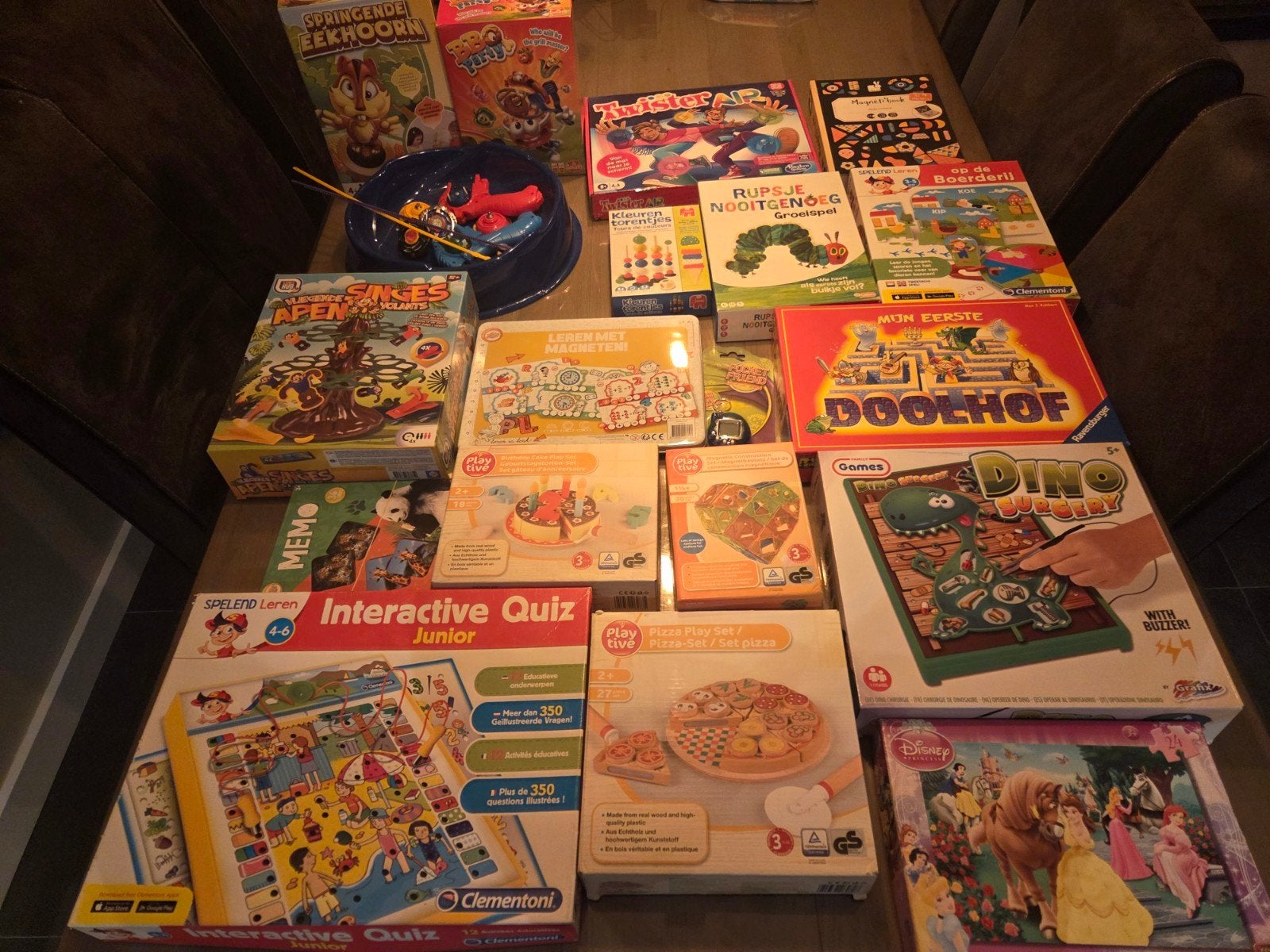 Grote collectie diverse bordspellen en speelgoed, Ophalen, Gebruikt